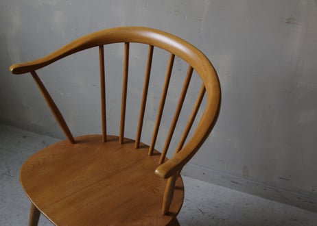 ✶ ERCOL アーコール　スモーカーズ(カウホーン)チェア　S-339