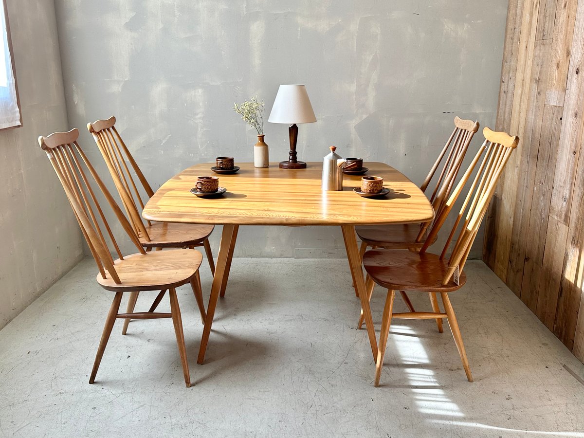ERCOL アーコール ドロップリーフテーブル S-2312-49 ERCOL アーコール ドロップリーフテーブル S-2312-49