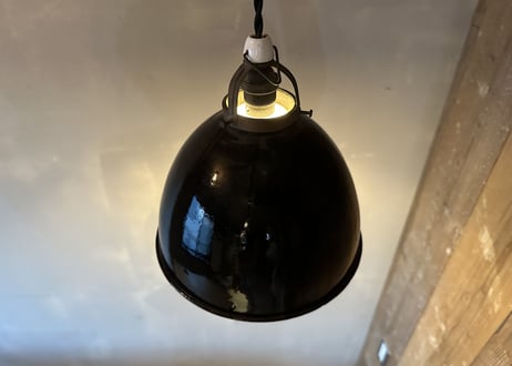 ホーローランプシェード（Black）　S-800