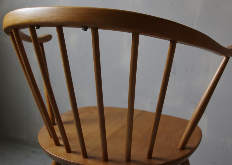 ERCOL アーコール スモーカーズチェア カウホーンチェア vintage アーコール スモーカーズ チェア / ercol smoker's chair #0004