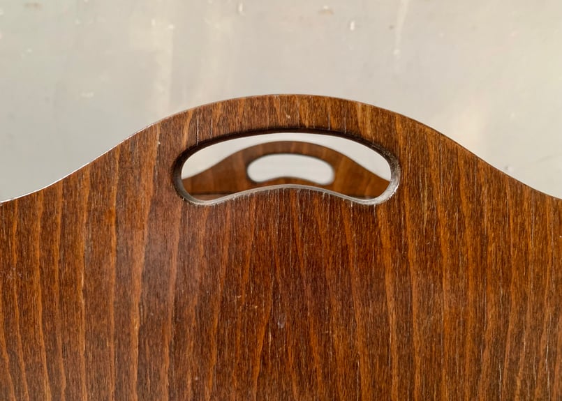 木製ロールアップソーイングボックス（蛇腹扉） S-2312-14