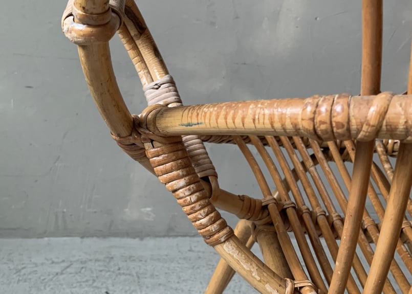 フレンチ ラタンチェア S-533 | mumokuteki antique&repair