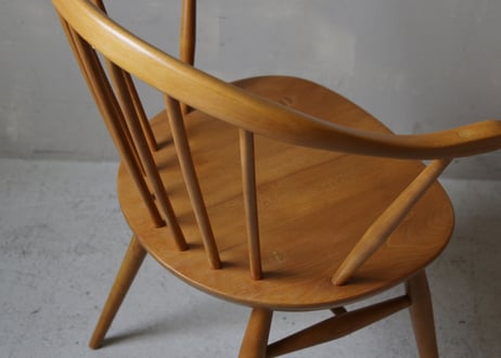 ✶ ERCOL アーコール　スモーカーズ(カウホーン)チェア　S-339