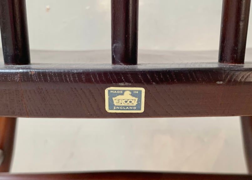 ERCOL / アーコール｜クエーカーアームチェア｜エルム材 ダークブラウン ERCOL アーコール クエーカーアームチェア ダーク S-2312-52