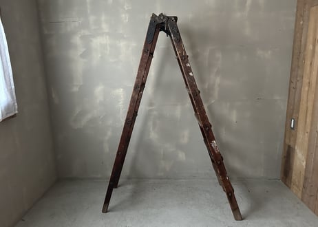 Wood Step Ladder 木製脚立　S-803