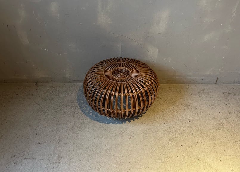 【百貨店商品】 スツール stool オットマン ラタン　新品同様 s154me_800s_1.jpg