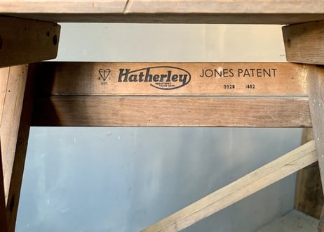 THE HATHERLEY　ザ ハザレイ　ウッドステップラダー　S-734
