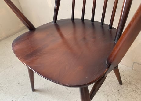 ERCOL アーコール　クエーカーアームチェア　ダーク　S-2312-52