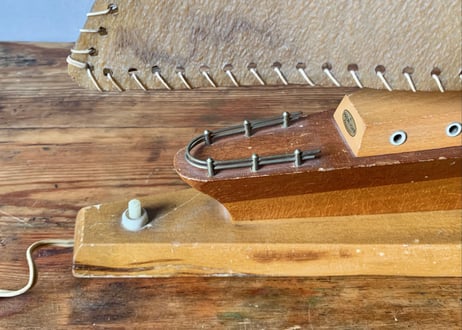 1930's~1950’s　ボート型テーブルランプ（帆有り）　S‐2401-34