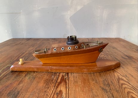 1930's~1950’s　ボート型テーブルランプ（帆なし）　S‐2402-43