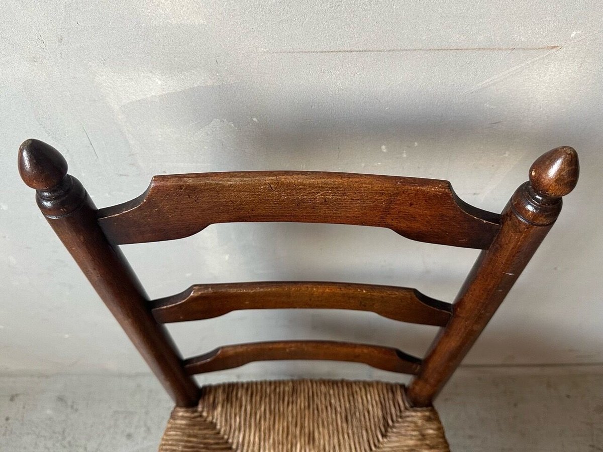 ラダーバックラッシュシートチェア S-747 | mumokuteki antique&repair