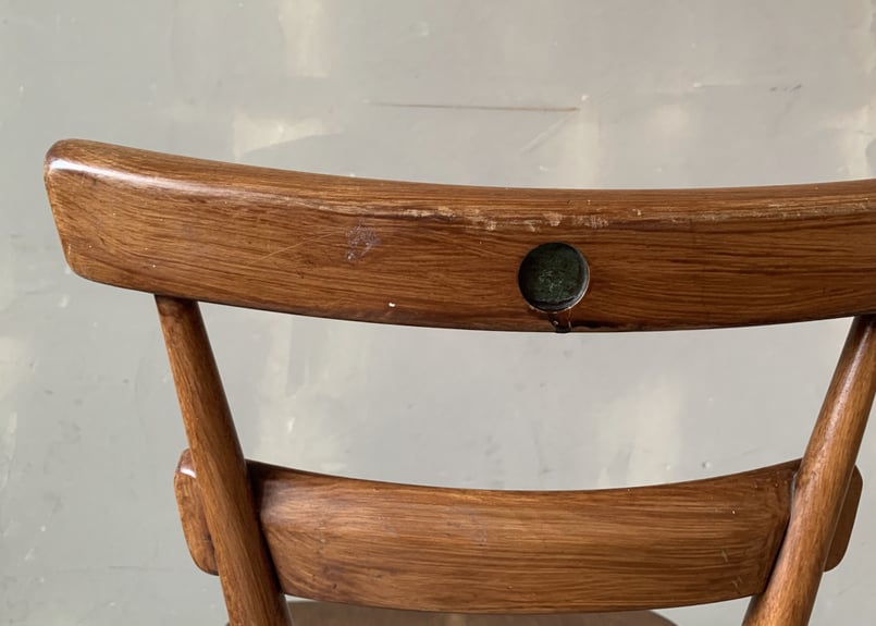 ERCOL アーコール ダブルバックスタッキングチェア(グリーンドット) S