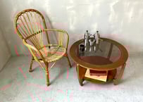 Ｇ-PLANガラストップ　コーヒーテーブル　S-2412-10