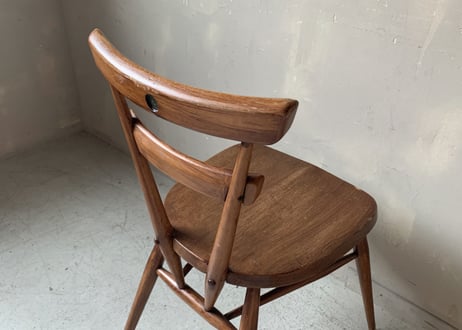 ERCOL アーコール　ダブルバックスタッキングチェア(グリーンドット)　S-528