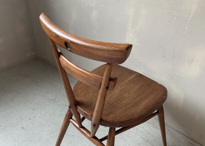 ERCOL アーコール ダブルバックスタッキングチェア(グリーンドット) S