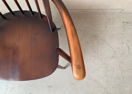 ERCOL アーコール　クエーカーアームチェア　ダーク　S-2312-52