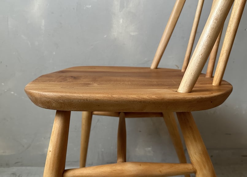 ERCOL アーコール クエーカーチェア(無着色・ワックス仕上げ・背もたれ