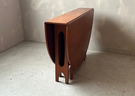 Jentique ジェンティーク　チーク ゲートレッグテーブル(オーバル)S-2401-39