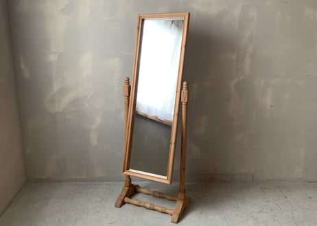 ✶ウッドスタンドミラー　 S-597