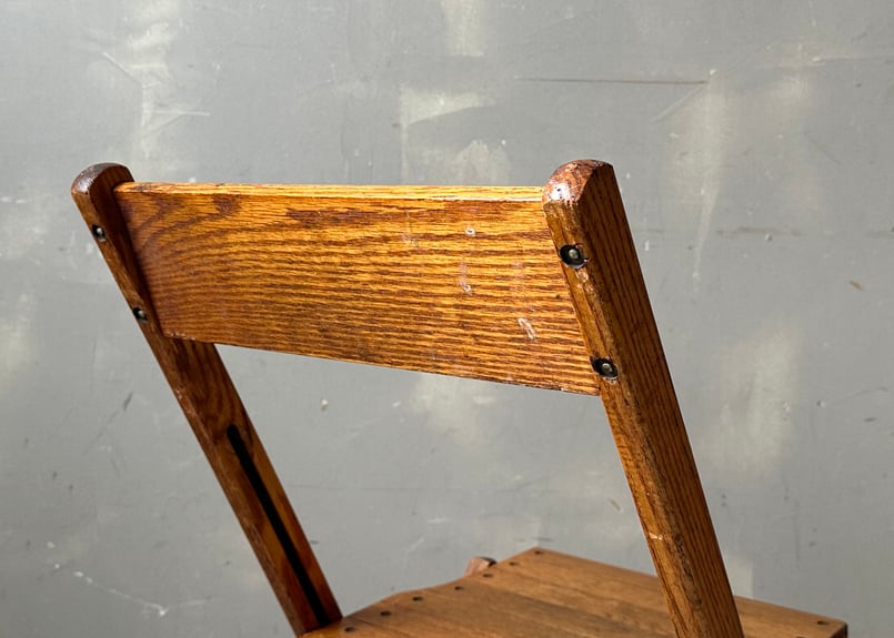 アンティーク　フォールディングチェア　アメリカ　木製　折りたたみ アメリカ製 フォールディングチェア S-2402-16 | mumokuteki antiqu