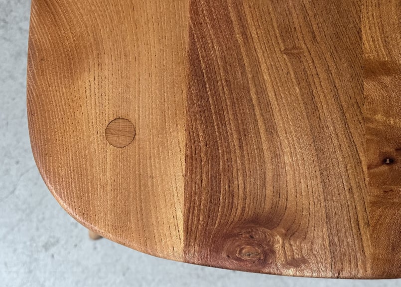 ERCOL アーコール クエーカーチェア(無着色・ワックス仕上げ・背もたれ