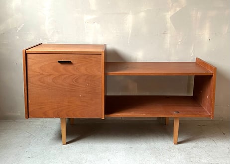 HI-FI ユニット(レコード収納ラック付き) 　 S-2403-28