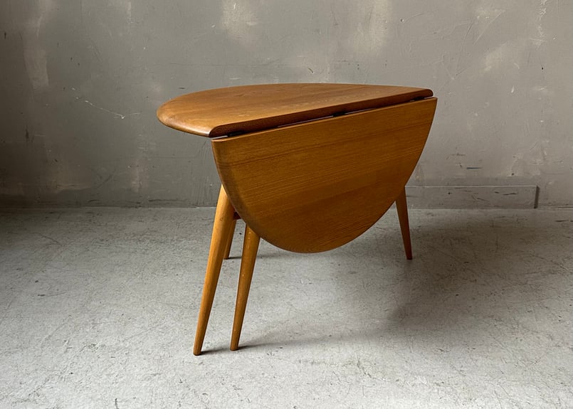 ☆希少アーコールハーフムーンテーブル☆ ERCOL アーコール ハーフムーンテーブル S-2311-1 | mumokuteki a