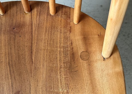 ERCOL アーコール クエーカーチェア(無着色・ワックス仕上げ・背もたれ短め)　S-754