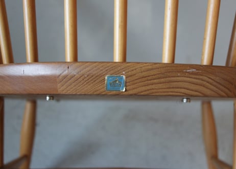 ✶ ERCOL アーコール　グランドマザーチェア　S-353