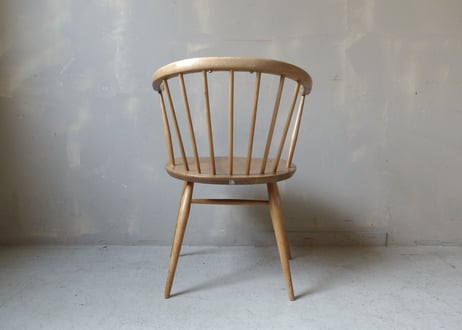 ✶ERCOL アーコール　スモーカーズ(カウホーン)チェア（フルメンテナンス）　S-448