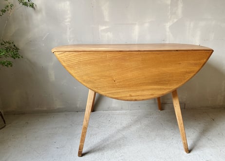 ✶ERCOL アーコール ドロップリーフテーブル（フルメンテナンス） S-339