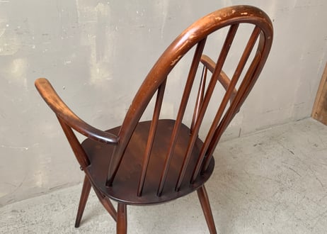 ERCOL アーコール　クエーカーアームチェア　ダーク　S-2312-52