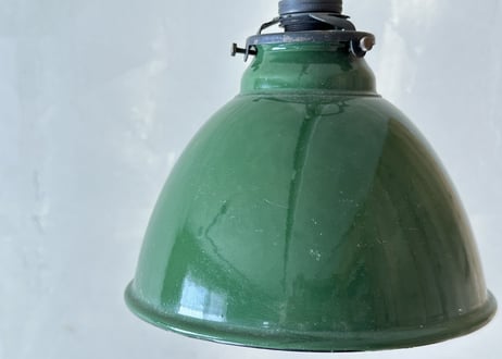 ホーローランプシェード（Green）　S-791①