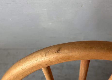 ERCOL アーコール クエーカーチェア(無着色・ワックス仕上げ・背もたれ短め)　S-754