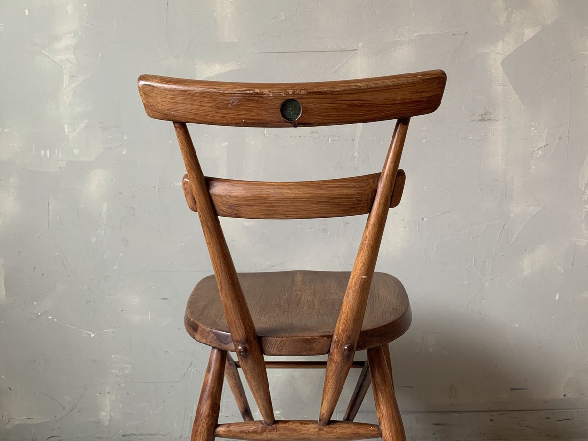 ERCOL アーコール ダブルバックスタッキングチェア(グリーンドット) S