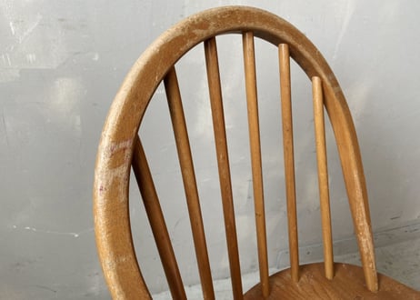 ✶ ERCOL アーコール フープバックチェア(低座面)　S-427
