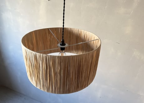 HABITAT ハビタ　サルト ラフィア ペンダントランプ　S-642