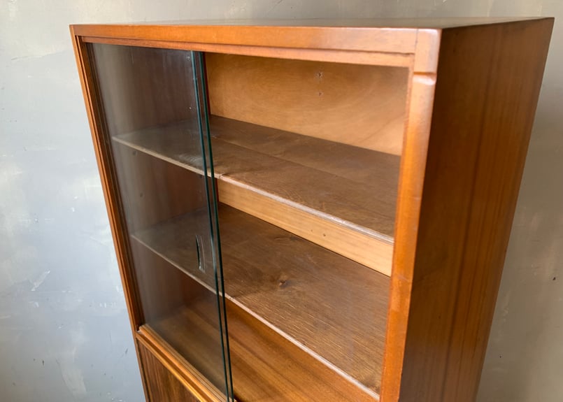 Morris of Glasgow イギリス ヴィンテージ チーク ビューロー