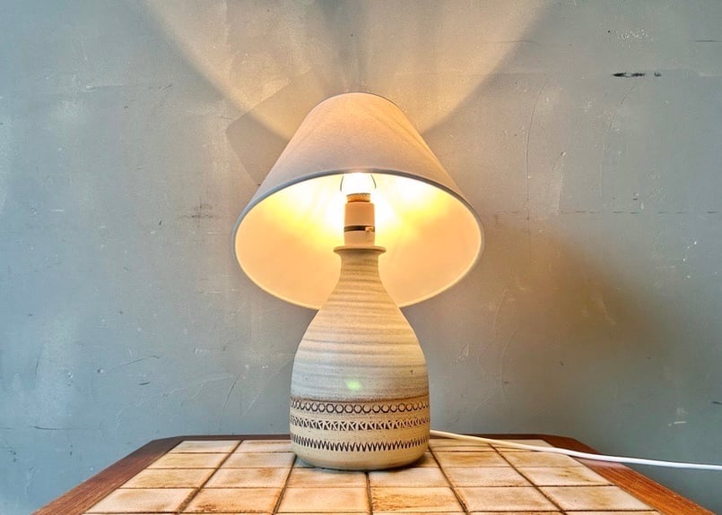 ヴィンテージ 陶器 テーブルランプ S-2411-36 | mumokuteki antiqu