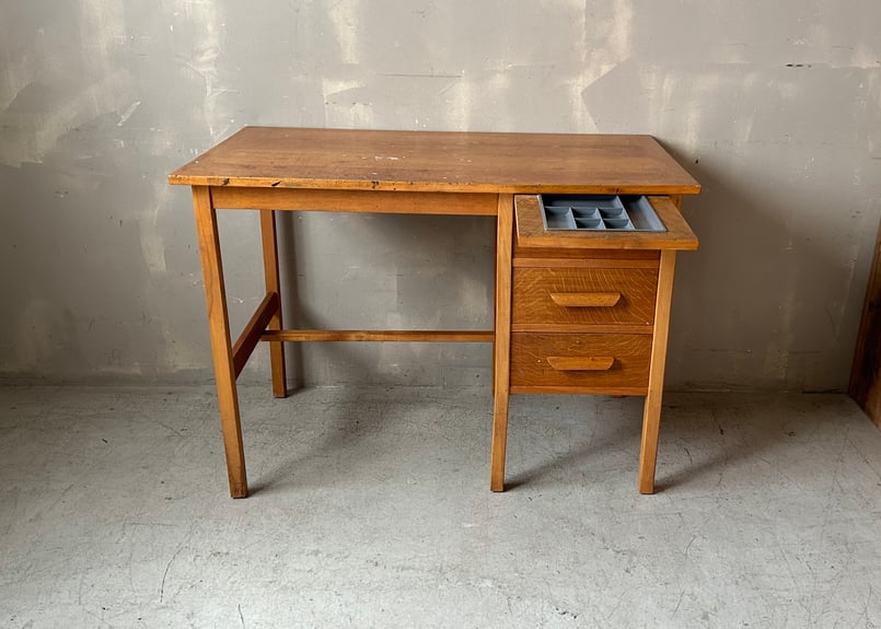 アンティークデスク　ミッドセンチュリー ドロワーデスク S-2407-04 | mumokuteki antique&repair