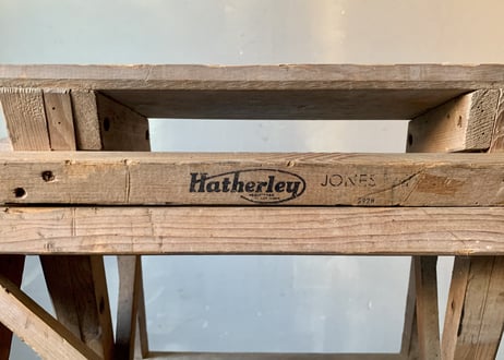 THE HATHERLEY　ザ ハザレイ　ウッドステップラダー　S-734