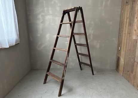 Wood Step Ladder 木製脚立　S-803