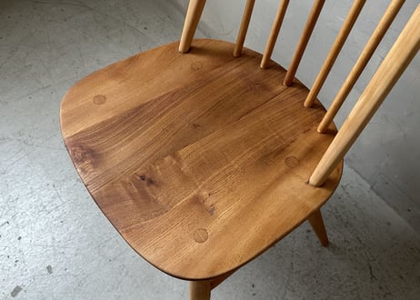 ERCOL アーコール クエーカーチェア(無着色・ワックス仕上げ・背もたれ短め)　S-754