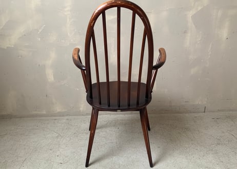 ERCOL アーコール　クエーカーアームチェア　ダーク　S-2312-52