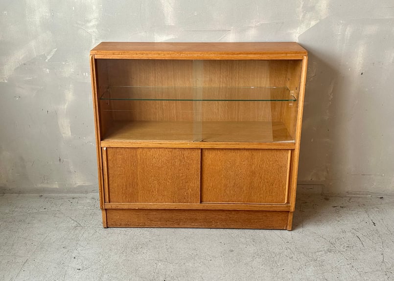 G-PLAN チークガラスキャビネット ジープラン G-PLAN Fresco ガラスキャビネット (カスタム