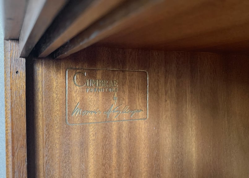 Morris of Glasgow イギリス ヴィンテージ チーク ビューロー