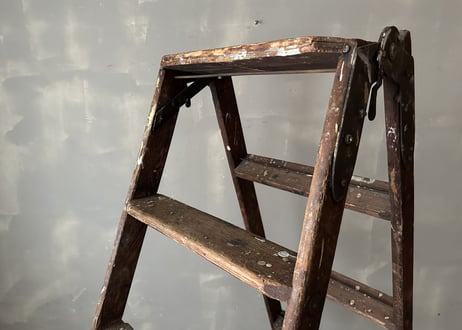 Wood Step Ladder 木製脚立　S-803