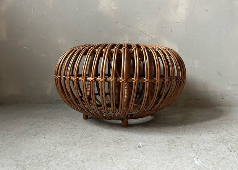 【百貨店商品】 スツール stool オットマン ラタン　新品同様 楽天市場】スツール ラタン オットマン サイドテーブル W 45cm D