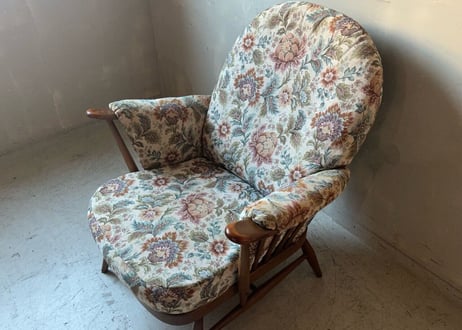 ERCOL アーコール　ダークイージーチェア　S-765