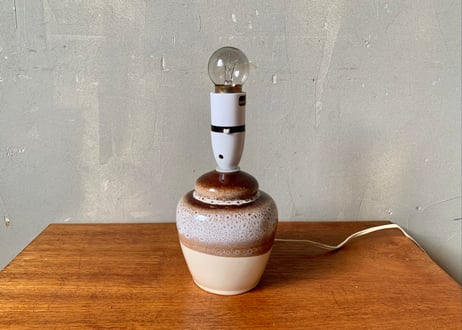 ビンテージ 陶器 テーブルランプS-2401-49